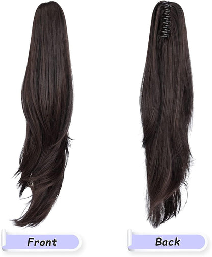 RichCurls Synthetic Hair Extensions & Wavy Claw Clip Ponytail