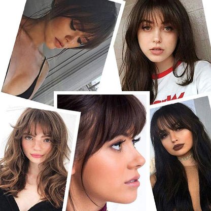 RichCurls Premium Clip-in Bangs Extensions for Women