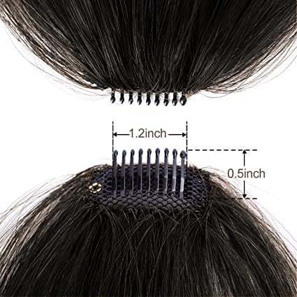 RichCurls Premium Clip-in Bangs Extensions for Women