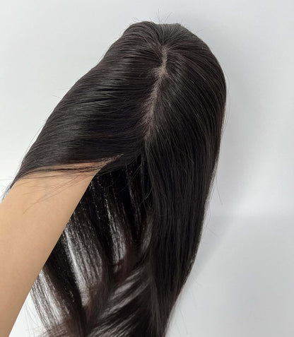 Silk Base 3×5 Hair Topper – Natural Volume Boost (Straight)